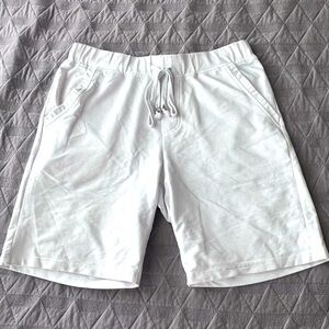 White 9” Surf Shorts